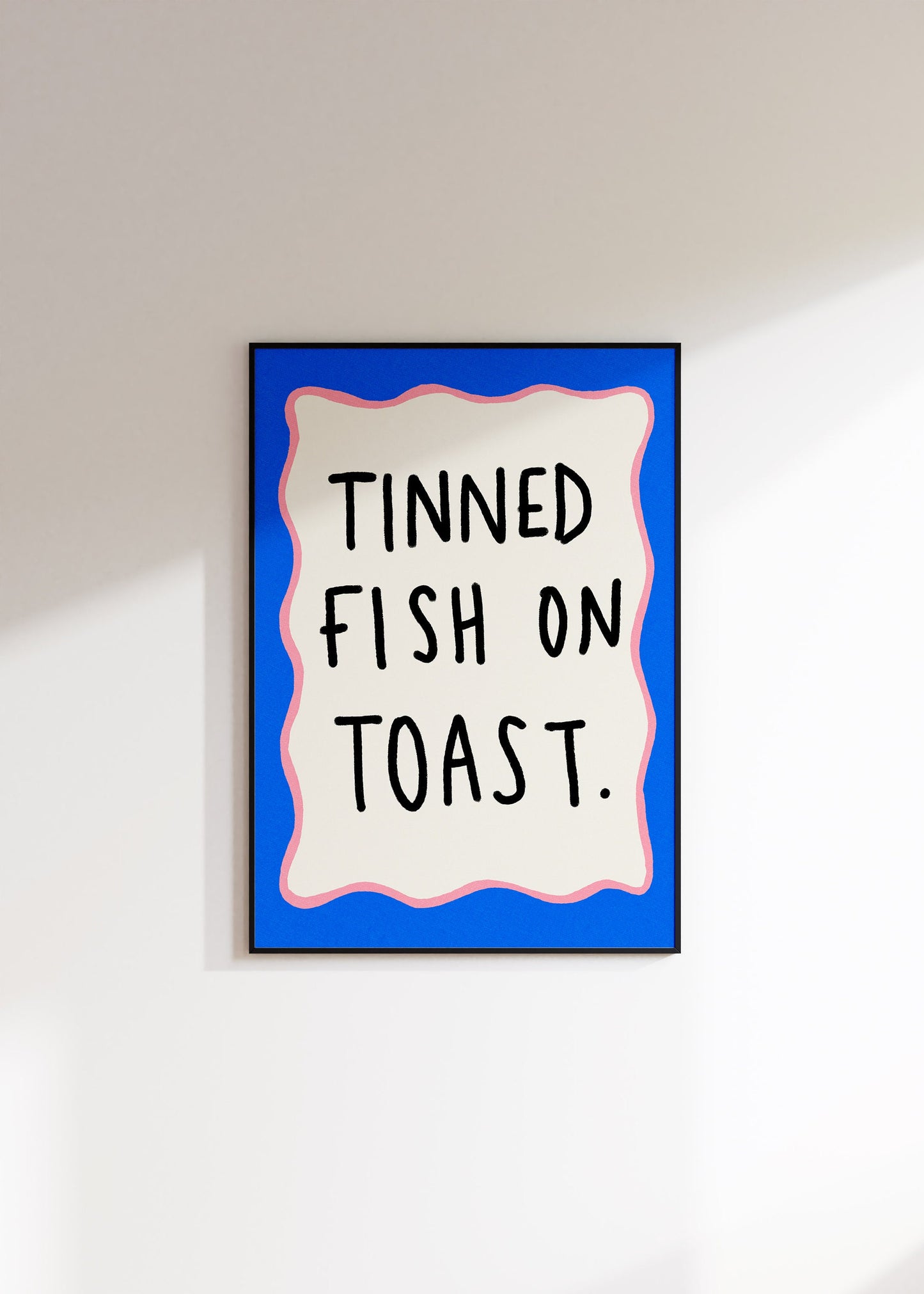 Tinned Fish on Toast Art Print