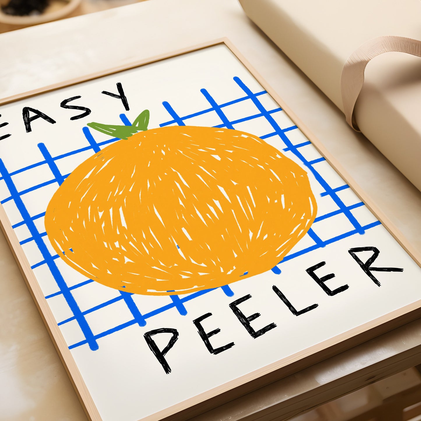 Easy Peeler Orange Kitchen Print